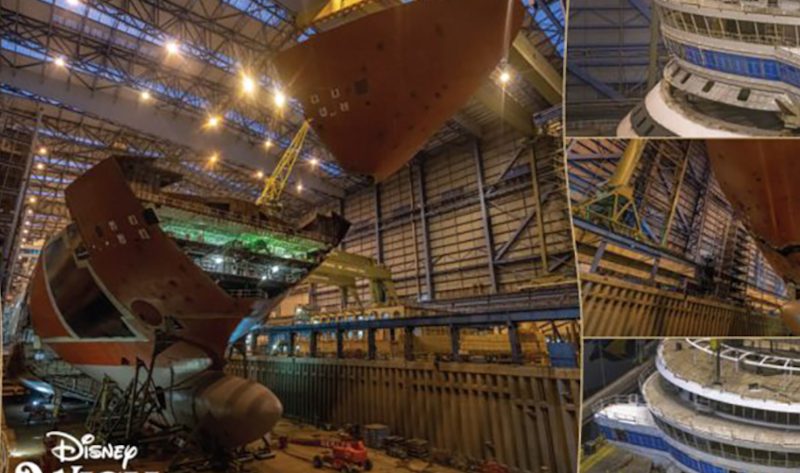 disney wish construction photos