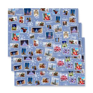 Holiday Wrapping Paper – Blue