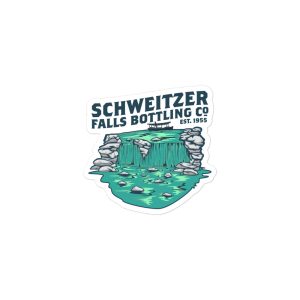 Schweitzer Falls Sticker